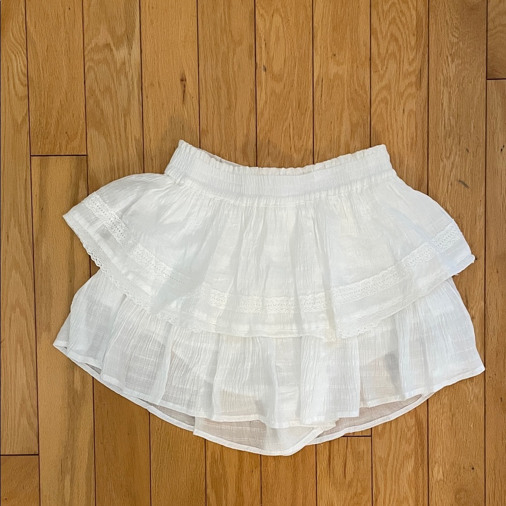Promesa White Layered Mini Skirt size XS skort